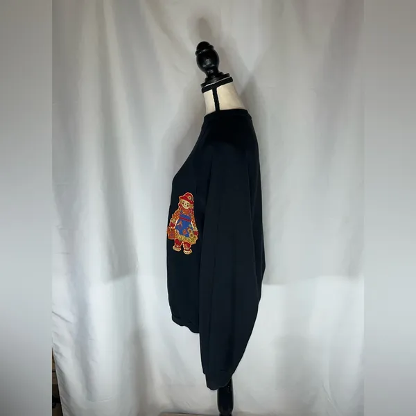 Tultex Scarecrow Pumpkin Fall Themed Women’s Vintage 90s Sweatshirt Large - Image 5