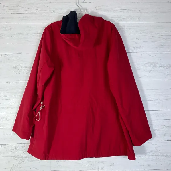Weather Tamer red hooded jacket size 1X full zipper - Image 2