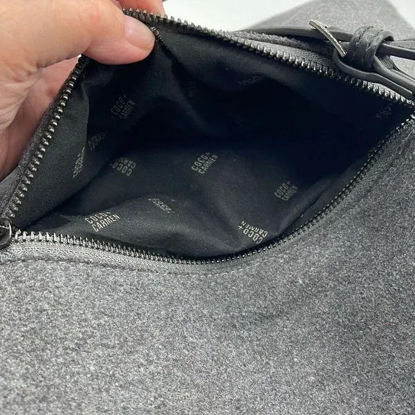 Coco + Carmen studded vegan leather crossbody bag edgy wool embroidered studded - Image 4
