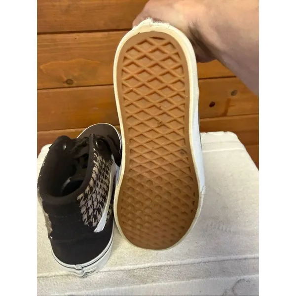 Vans Womans Filmore Hi Platform high-top sneakers brown plaid mix Sz 6.5 - Image 4