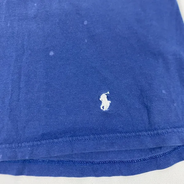 Polo Ralph Lauren Shirt Womens Small Blue Crewneck Short Sleeve Pony‎ Logo - Image 2