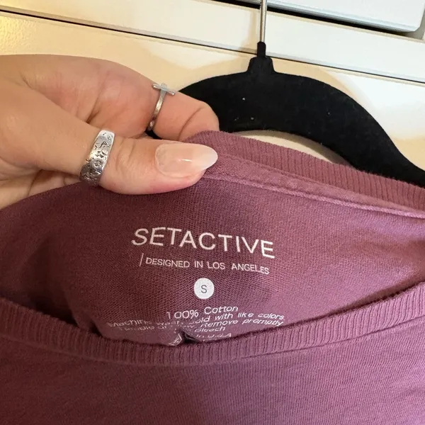 SET Active cropped long sleeve small - Image 5
