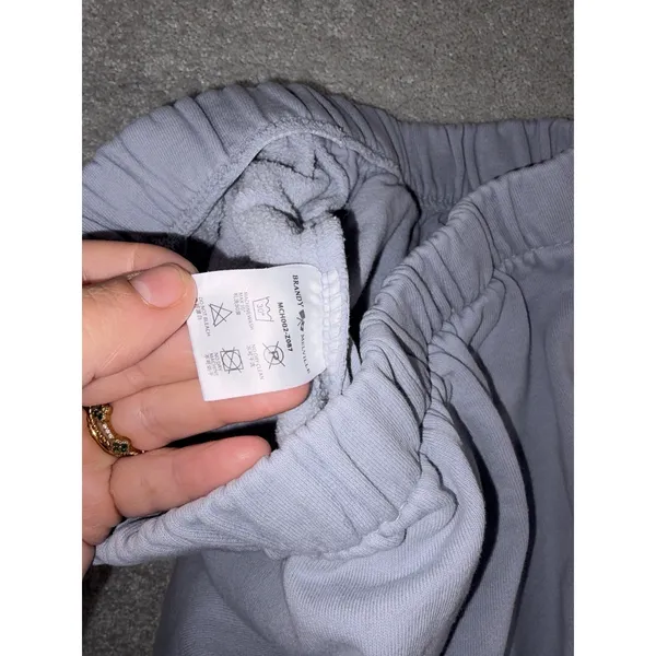 BRANDY MELVILLE Blue/gray SWEATPANTS‎ ONE SIZE EUC POCKETS DRAWSTRING JOGGERS - Image 4