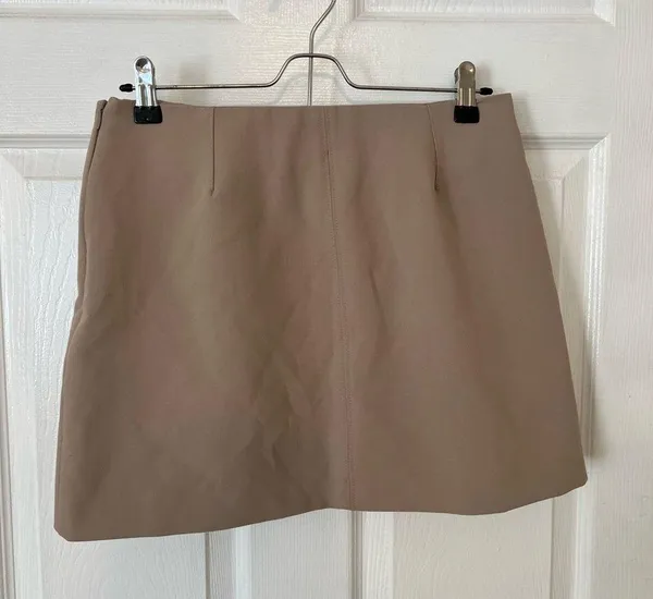 ZARA Tan Skirt size Medium. Only worn once - great condition! - Image 2