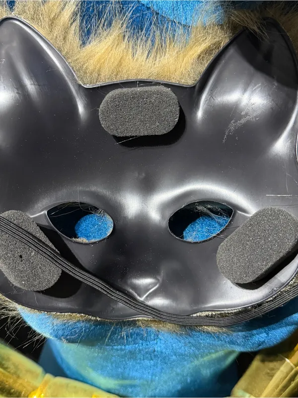 Realistic Faux Fur Cat Mask Brown Black Costume Halloween Cosplay Adult - Image 5