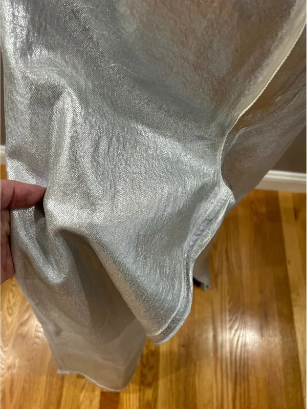 Abercrombie & Fitch The '90s Relaxed High Rise Silver Jeans Size 27 4R - Image 3