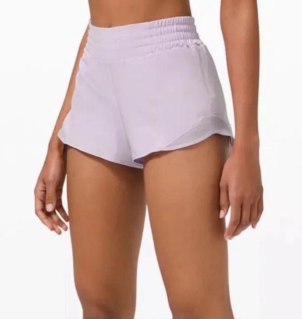 Lululemon Hotty Hot High Rise Athletic Shorts Lavender Dew Purple Size 12 - Image 3