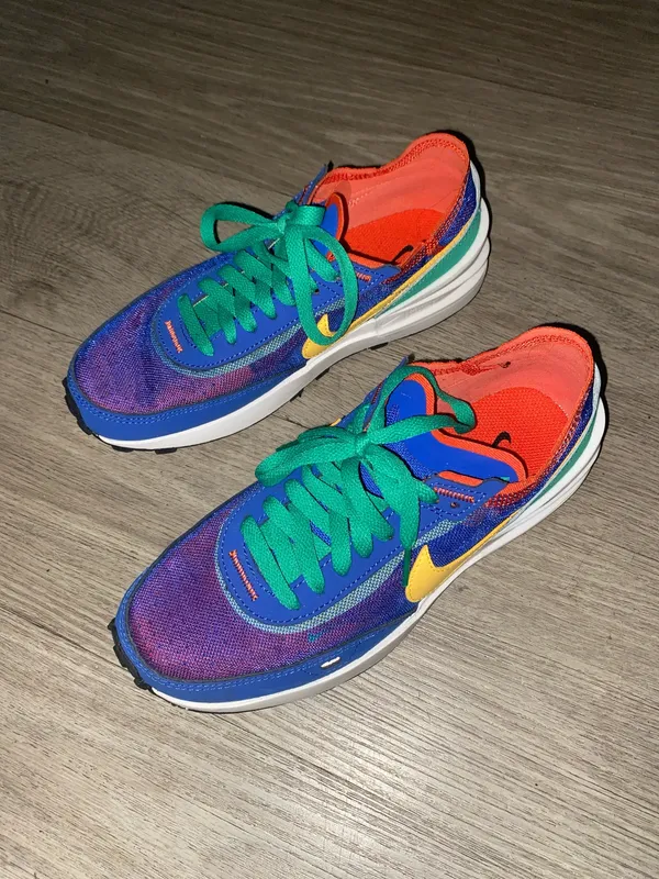 Nike Waffle One Game Royal Stadium Green sneakers women size 6 DC2533-402 - Image 2