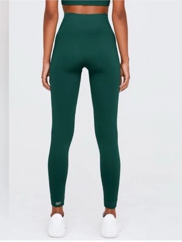 SET Active Sculptflex Leggings Green Size XS - Image 2