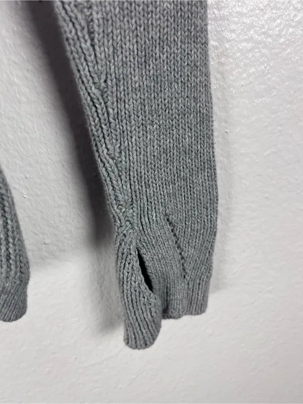 LULULEMON The Sweater The Better Gray Knit Long Sleeves Sweater - Image 6