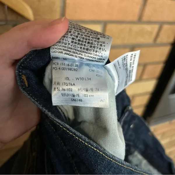 Levi's 515 Bootcut Jeans Women's Dark Wash Denim Stretch Size 10L (30x34) - Image 5