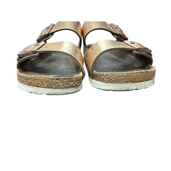 Birkenstock Sandals Flats Metallic Copper Size 41 US10.5 - Image 3