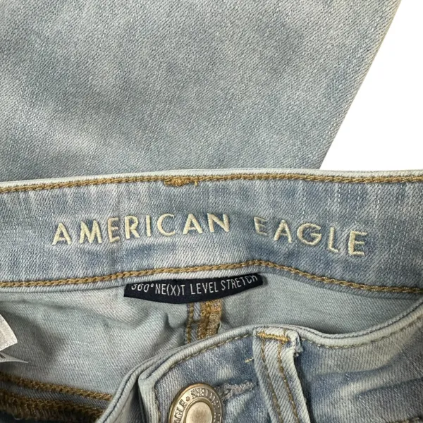 American Eagle Next Level Stretch Skinny‎ Jeans Size 00 Regular Light Wash Denim - Image 6