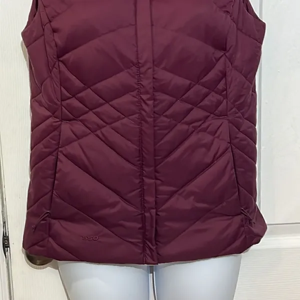 The North Face Down‎ Alpz Vest 550 Fill Medium Maroon size XS - Image 4