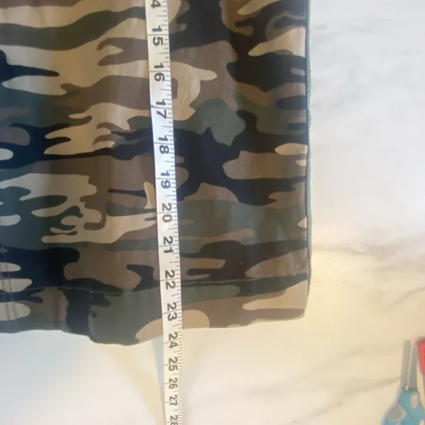 Anthropologie‎ Sanctuary Jacket Womens XL Tan Camo Army Utility Shacket Military - Image 5