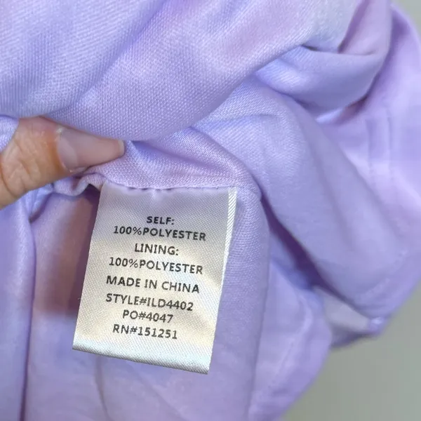 Baltic Born Medea Babydoll Chiffon Mini Dress In Lilac‎ Purple - Image 5
