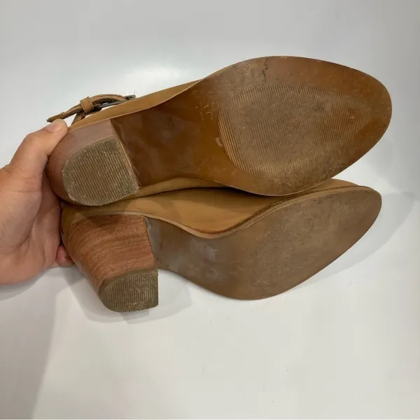 Crevo‎ Eva shootie tan leather size 10 - Image 9