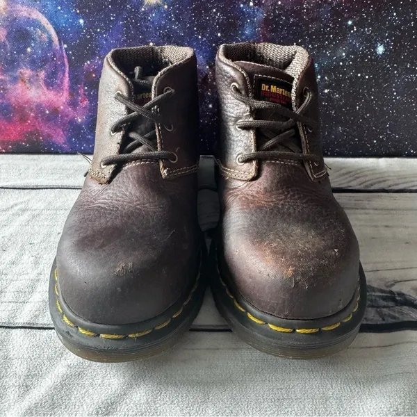 Dr. Martens Industrial Steel Toe Leather Boots‎ Sz 37 EU Women 6 ASTM 2413-11 - Image 2