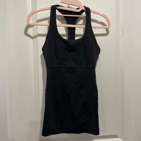 Lululemon Power Up Tank Black Size 6 - Image 5