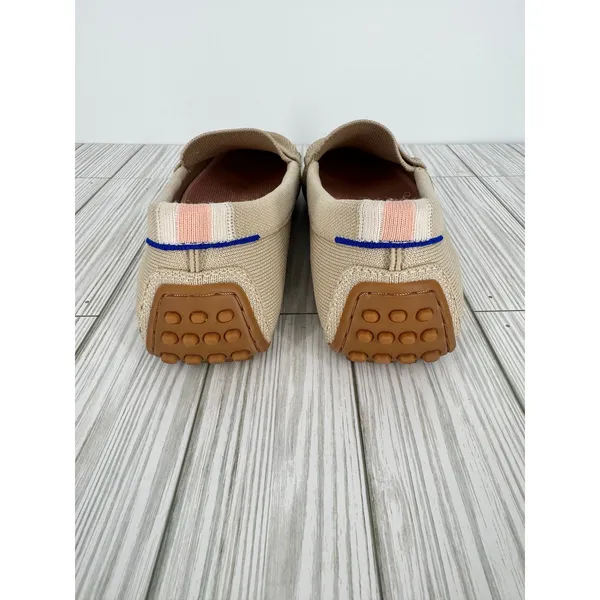 Rothy's The Driver loafers women's 10 slip on penny flat shoes sesame minimalist - Image 5