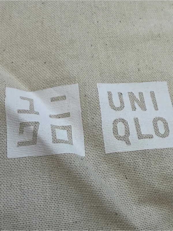 UNIQLO Large Reusable Cotton Tote Off White Japan Exclusive Bag NWT - Image 2