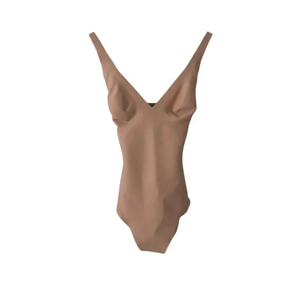 NWT Skims Body Unlined Plunge Thong Bodysuit Clay Size XXS - Image 3