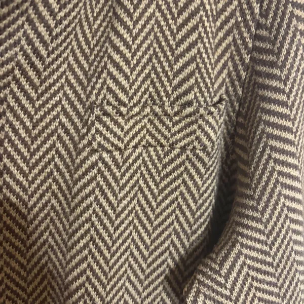 Lauren Ralph Lauren Herringbone Knit Blazer Cardigan Brown Wool Cashmere 1X - Image 12
