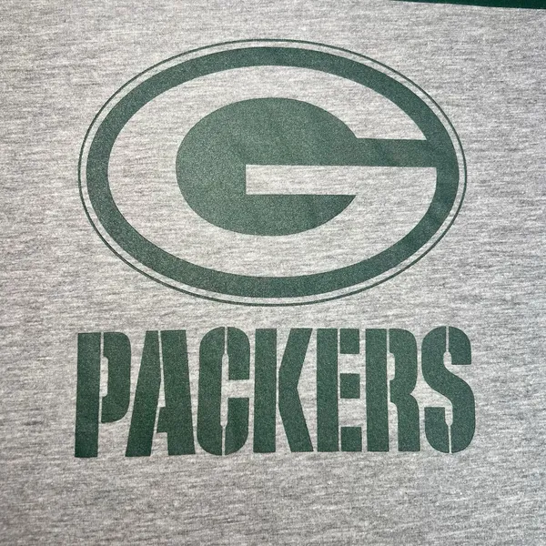 Nike Tee NFL Green Bay Packers Womens M Gray Green Short Sleeve Logo‎ Football - Image 4