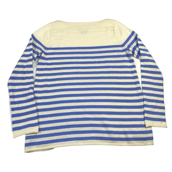 Gap Eversoft‎ Sweater Wool Blend Womens Size Small Preppy Nautical Striped Soft - Image 6