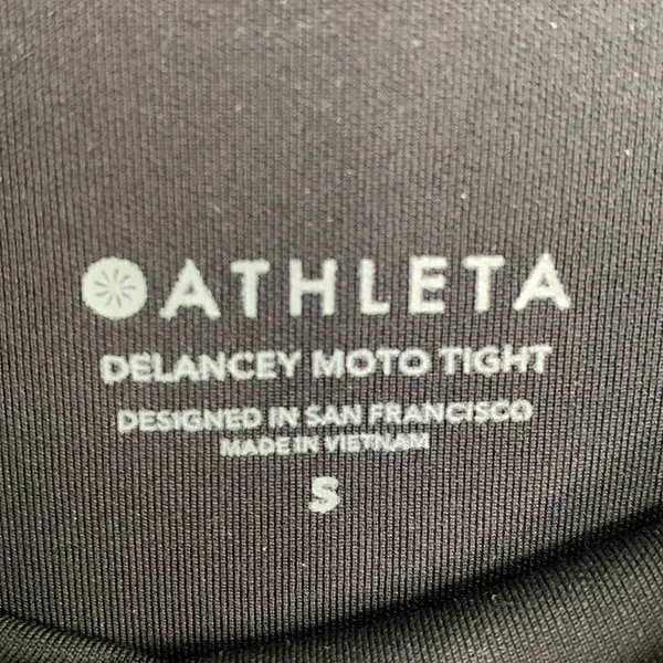 Athleta Delancey Moto Black Tight Legging Pant W-800 Sz S - Image 11