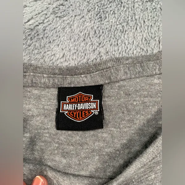 Harley Davidson six bends fort myers florida angel wings tee - Image 3