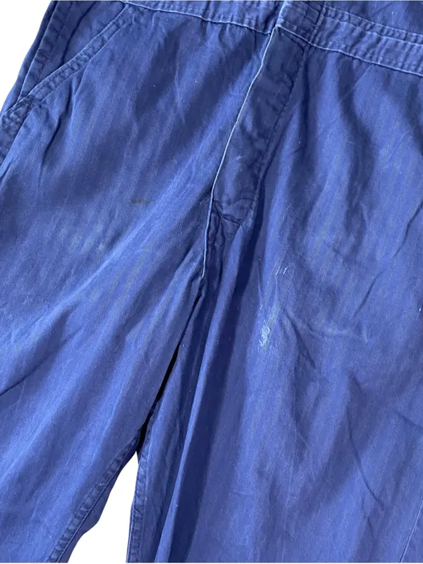 VINTAGE UNIVERSAL OVERALL Utility Jumpsuit Blue Size 1X - Image 4