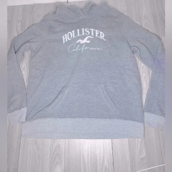 HOLLISTER Y2K Women’s Long Sleeve Embroidered Hoodie - Image 2