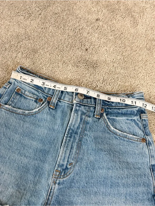 Abercrombie & Fitch Women’s The 90s Relaxed Cutoff Shorts High Rise 24/00 - Image 7