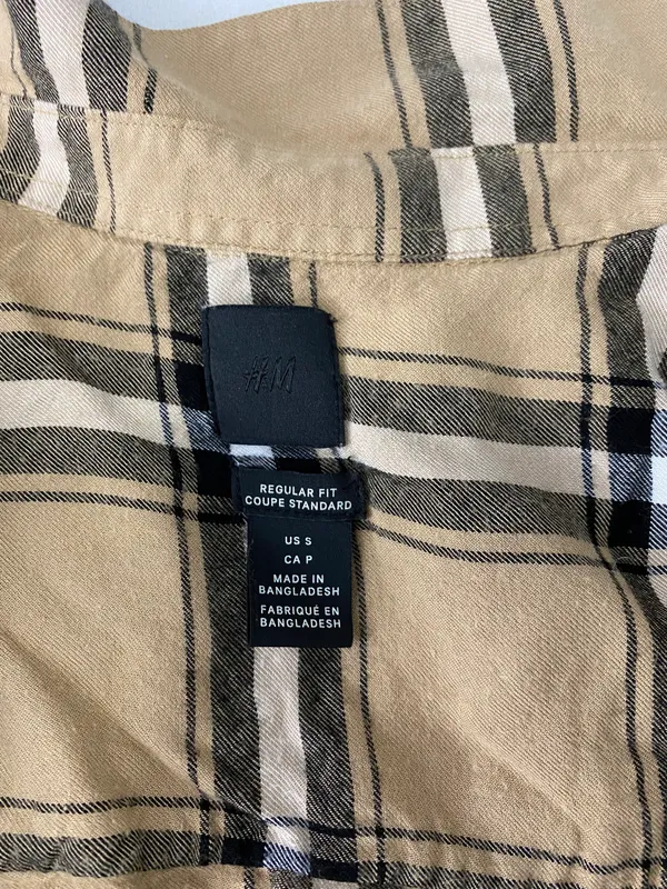 H&M Regular Fit Coupe Flannel - Image 6