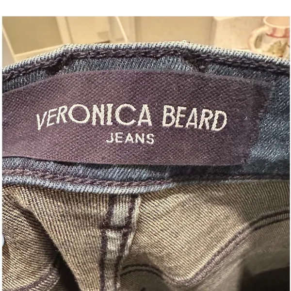Veronica Beard Crosbie Loafer High Rise Wide Leg Jeans Size‎ 25 Northern Lights - Image 4