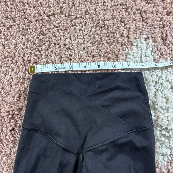 OFFLINE By Aerie Real Me High Waisted Crossover Legging Black Size XXS - Image 12