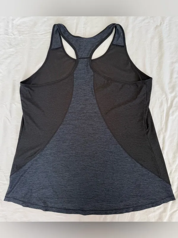 DSG XL Black Racerback Workout Tank‎ Top Athletic Moisture Wicking - Image 2