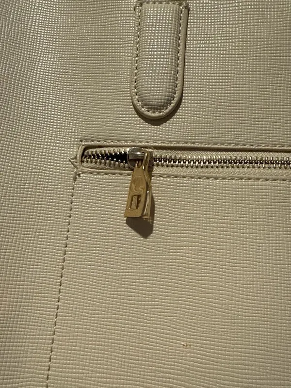 ZARA Faux Leather Shoulder Bag/Tote - Image 4
