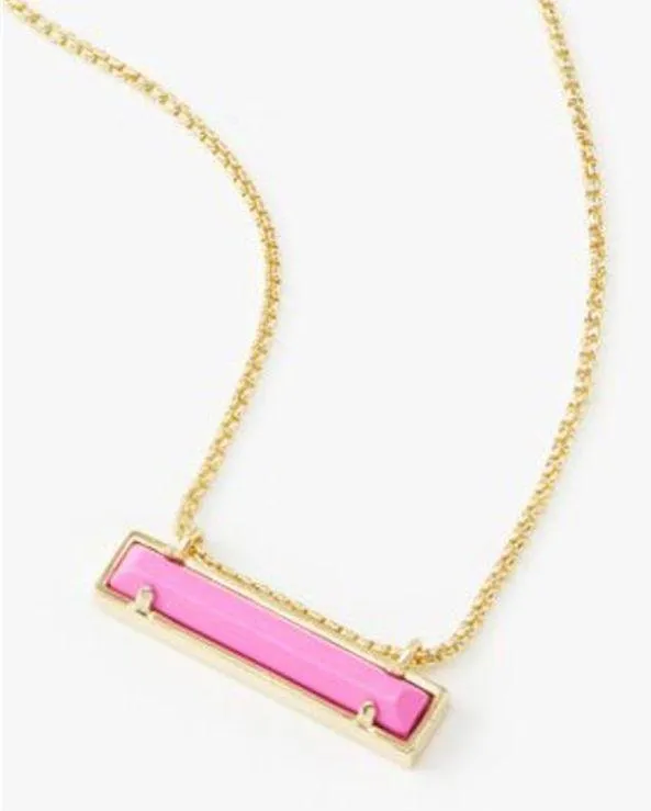 Kendra Scott gold Magenta Leanor Necklace - Image 6