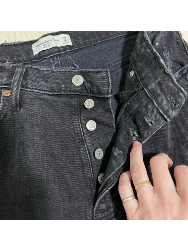 Abercrombie & Fitch Distressed Jeans - Image 4