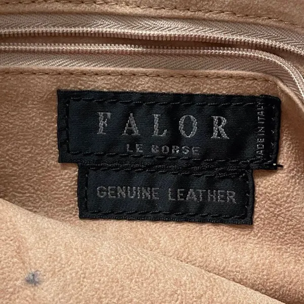 Vintage Falor le Borse Made in Italy Calf Hair Camel Shoulder Bag - Image 4