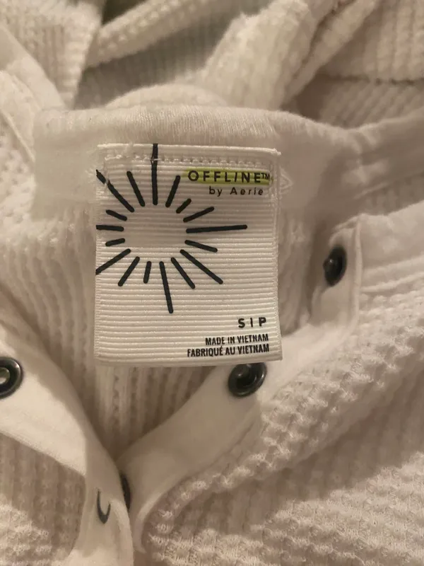 Aerie Waffle Knit Henley - Image 2
