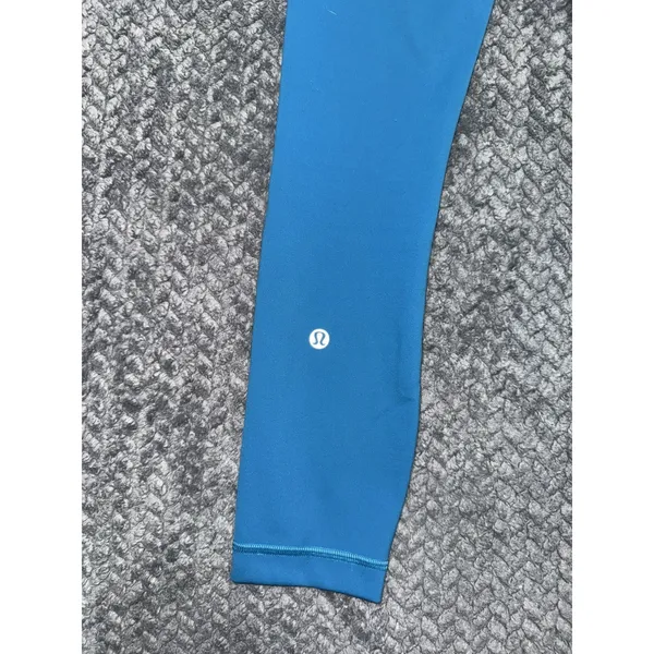 Lululemon Womens Wunder Train Hawaiian Blue HR Tight Pockets Size 0 - Image 5