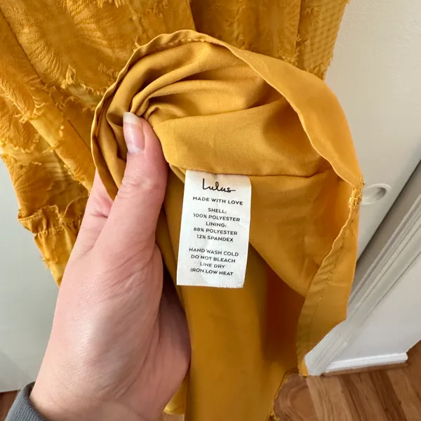 Yellow Tiered Floral Maxi Dress - Image 7