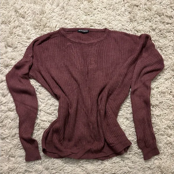 Brandy Melville Plum Knit Sweater - Image 7