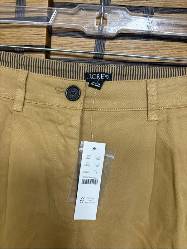 J. Crew tan shorts size 4 - Image 4