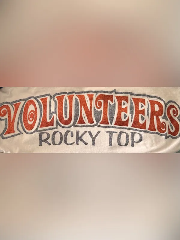 Pennant Tennessee Volunteers Game Day Long Sleeve Sparkle T-Shirt Sz Small Rocky Top - Image 5