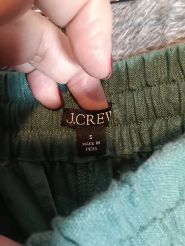 J.Crew Wide Leg Seaside Linen Womens Pant Pull On Casual Chic Vacation Size Smal - Image 3
