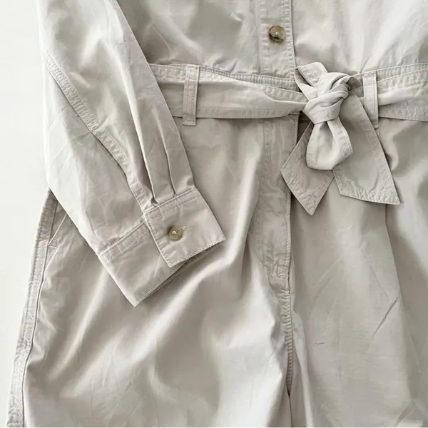 J. Crew Foundry Chino Short Coveralls Romper in Khaki Size 8 - Image 9